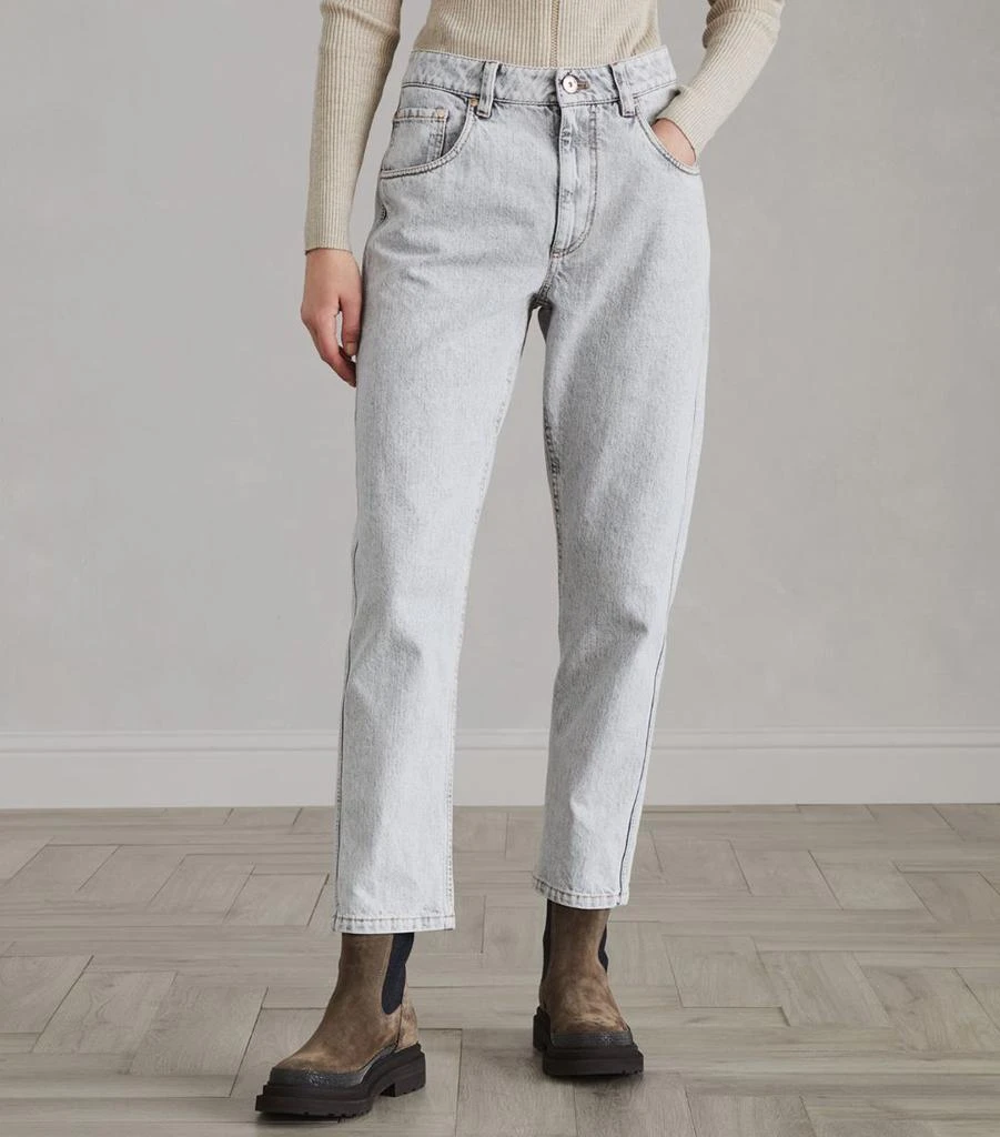 Brunello Cucinelli Straight Bartack Jeans 4