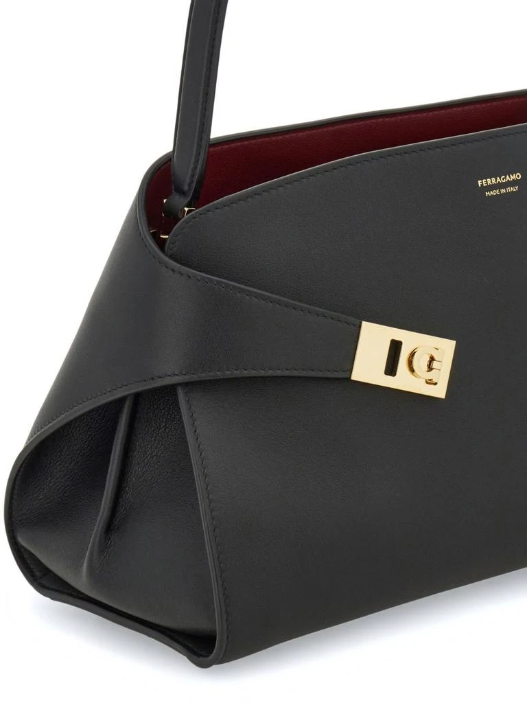 Ferragamo FERRAGAMO - Hug Small Leather Tote Bag 4