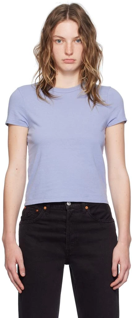Re/Done Blue Hanes Edition Boy T-Shirt 1