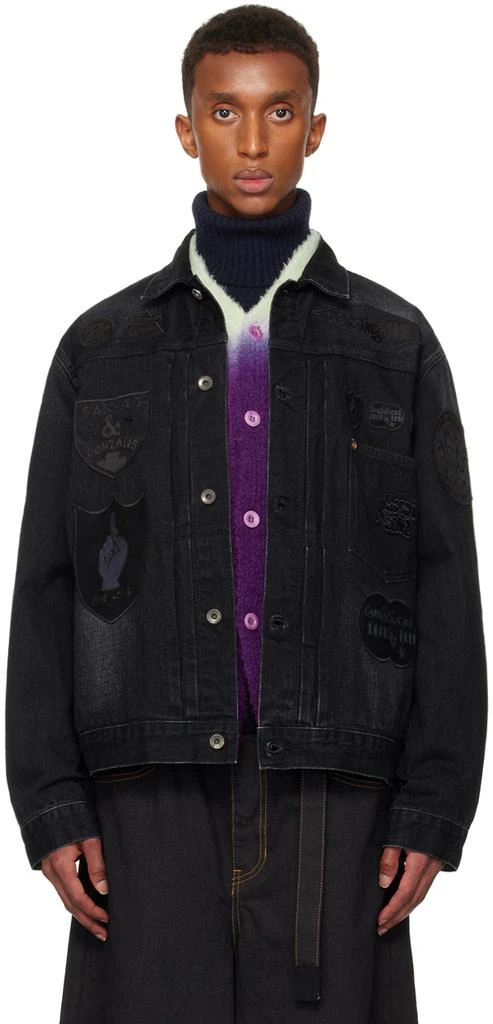 sacai Black Gonz BEYONDEXX Denim Jacket 2-M - Coats - Free 