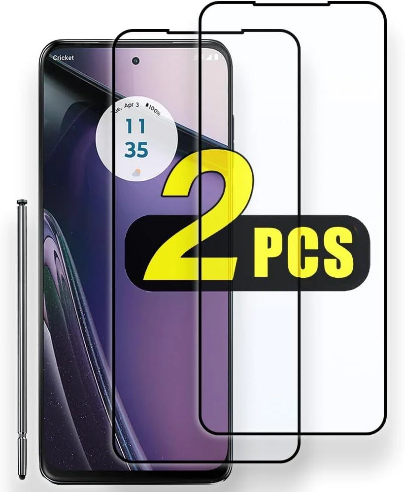 ENTRONIX Entronix Clear Screen Protector Compatible with Moto Edge 2022 - 2 Piece Combo