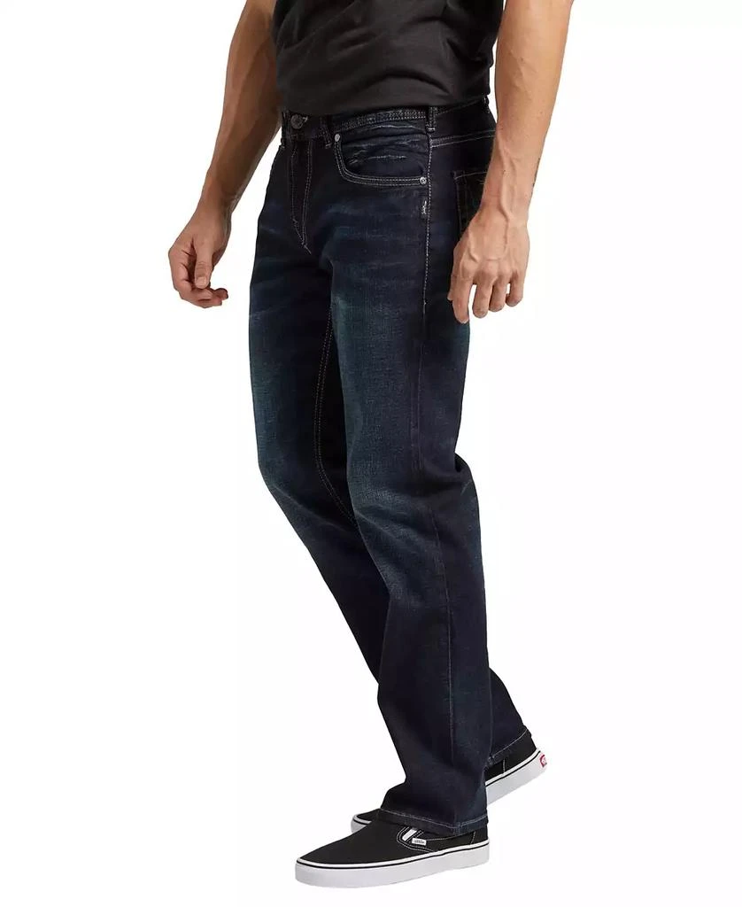 Silver Jeans Co. Men's Allan Classic Fit Slim Stretch Jeans 2