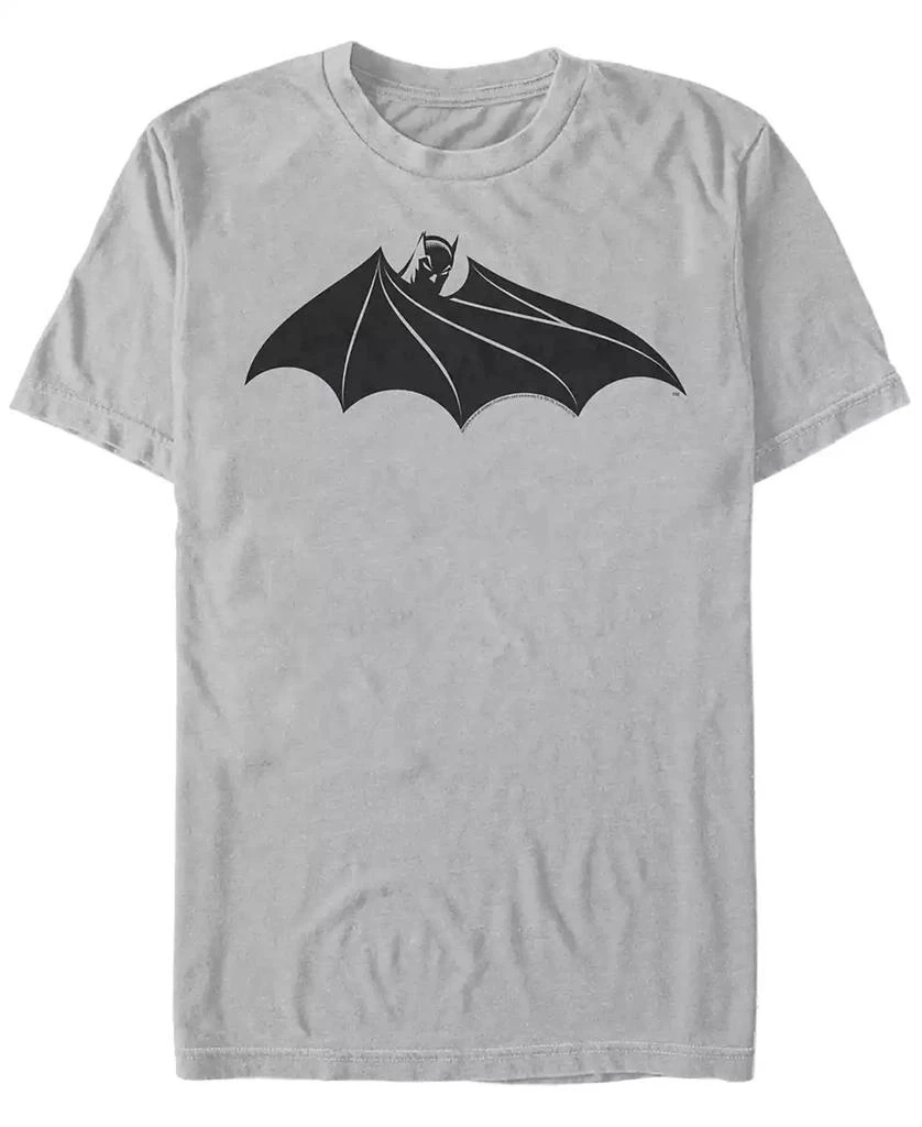 FIFTH SUN DC Men's Batman Cape Logo Short Sleeve T-Shirt 1