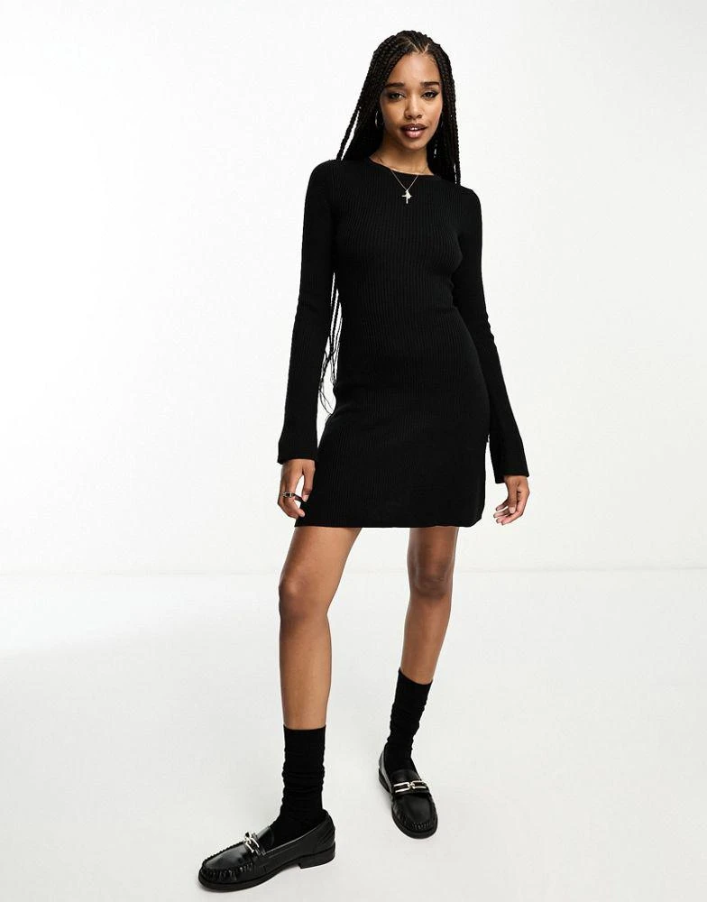 black mini dress canada Discover the Stylish Ellis Mini Dress in Black main image 0