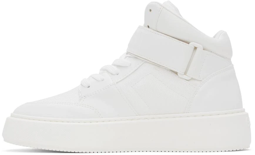 Ganni White Sporty Mix High-Top Sneakers 3