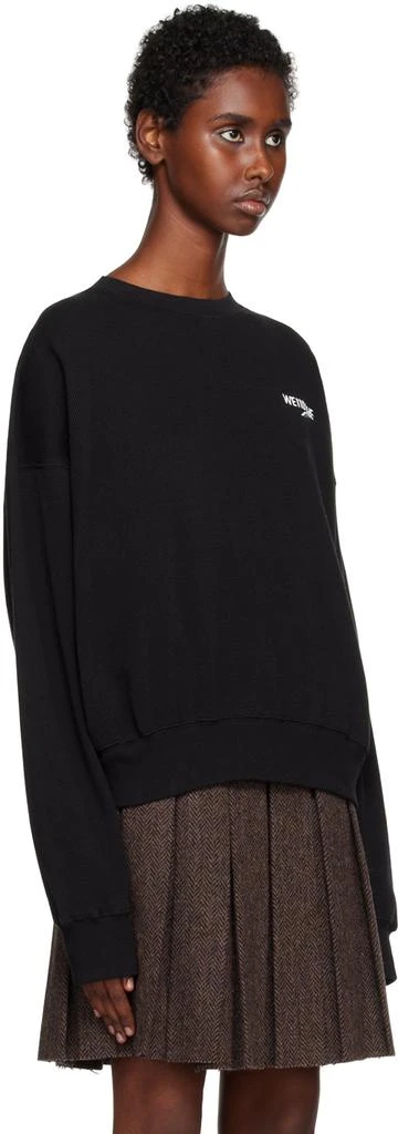 We11done Black Printed Sweatshirt 2