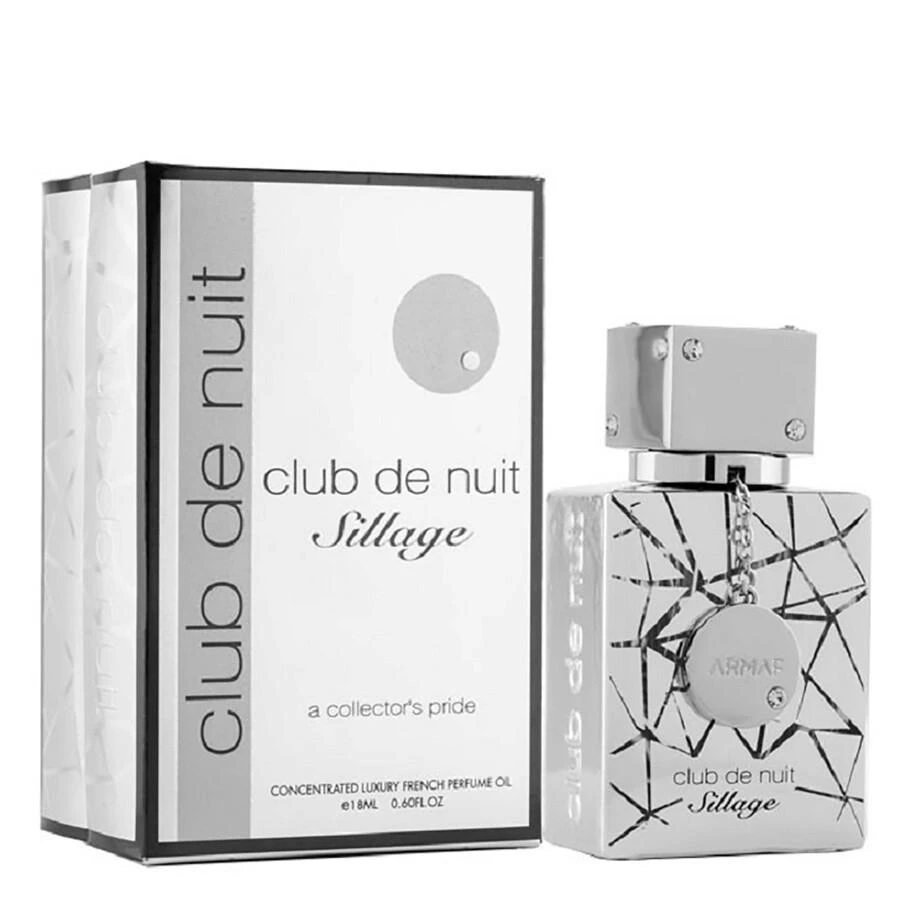 Armaf Men's Club De Nuit Sillage Perfume Oil 0.6 oz Fragrances 6294015164367 1