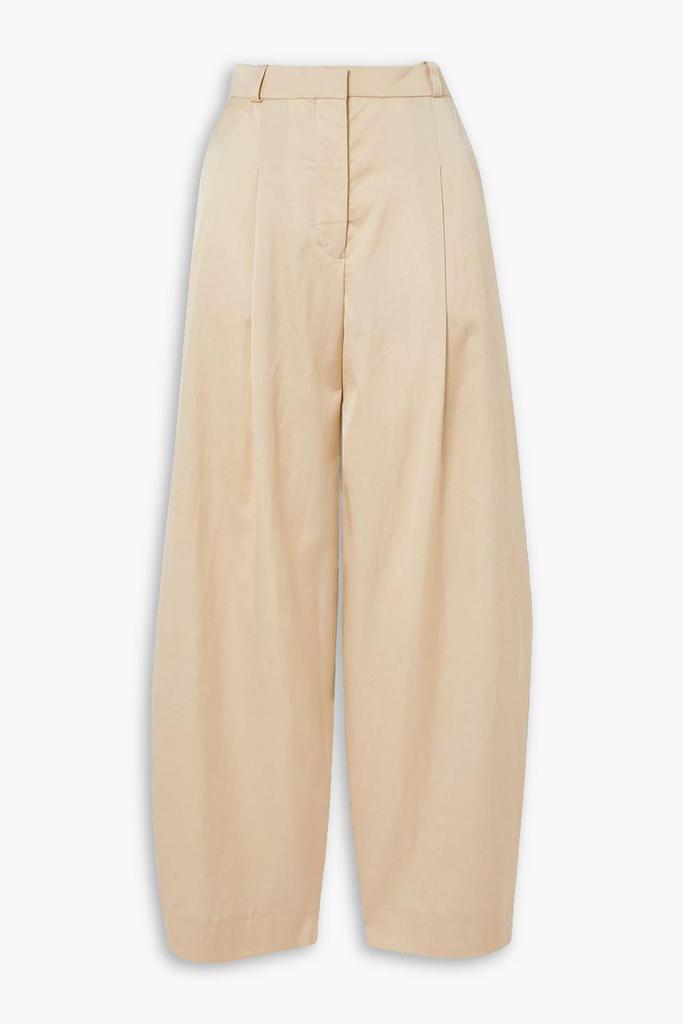 BY MALENE BIRGER Povilos pleated wool-blend twill wide-leg pants