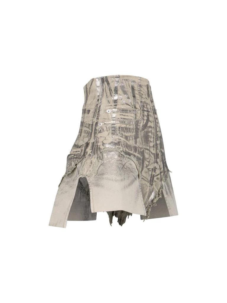 Rick Owens Rick Owens DRKSHDW High Waist Frayed Shorts 3