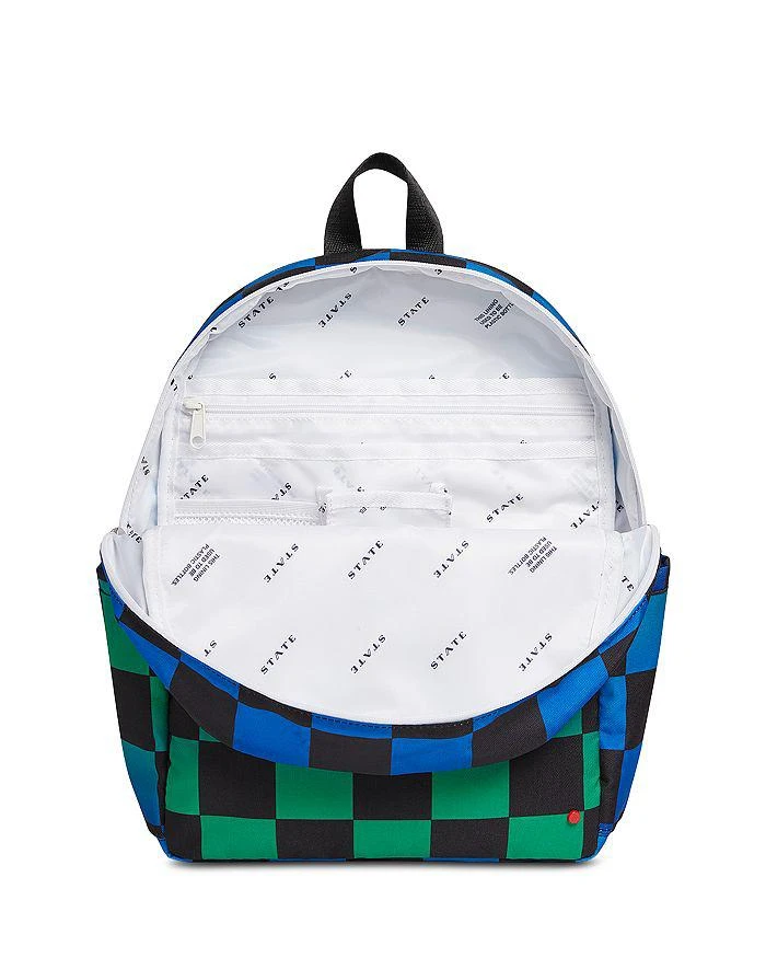 STATE Kane Kids Unisex Ombré Checkered Travel Backpack 3
