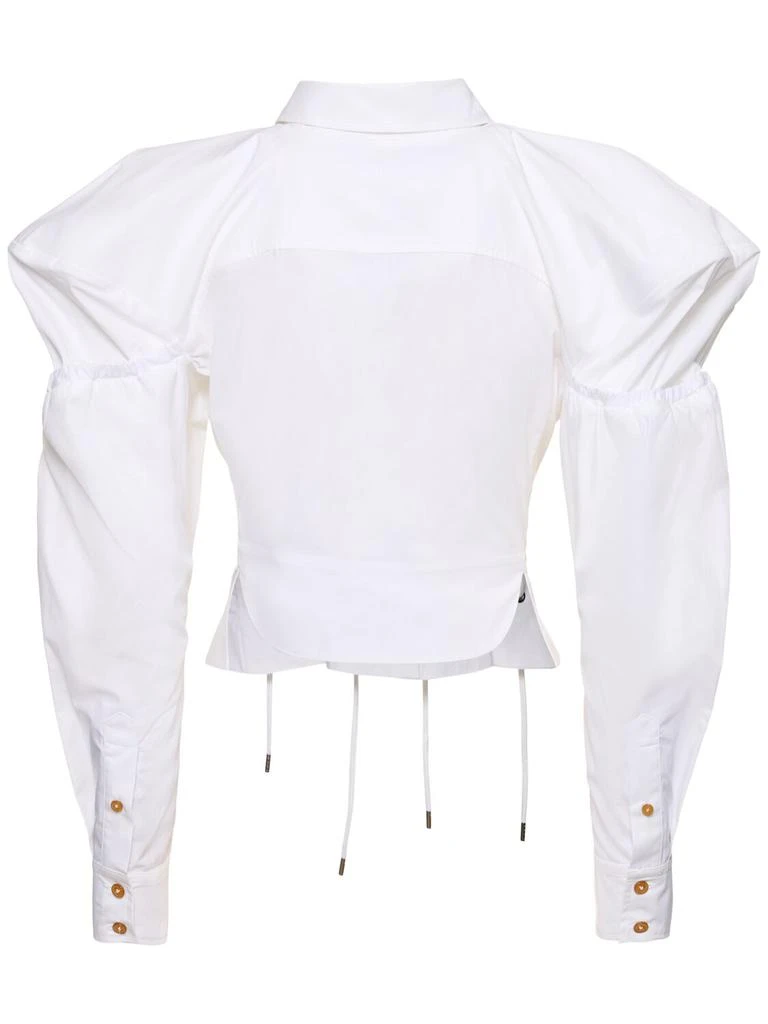 Vivienne Westwood Gexy Fitted Cotton Lace-up Shirt 4