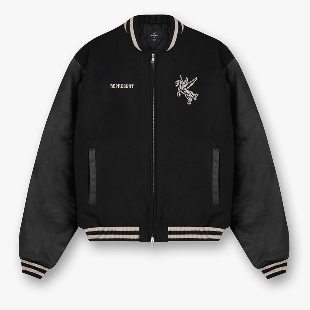 Represent REPRESENT Wool-Blend Varsity Jacket 1