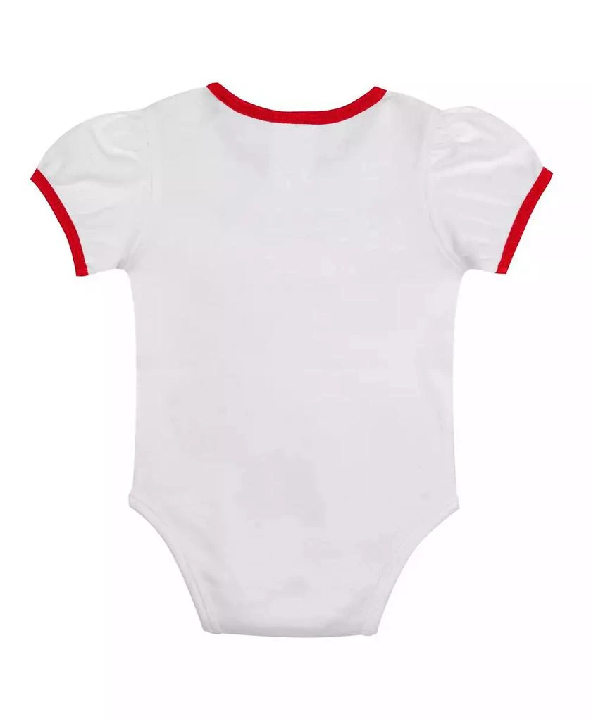Outerstuff Baby Boys and Girls 3-Piece White Los Angeles Angels Sweet Catcher Headband Skirt Set 3