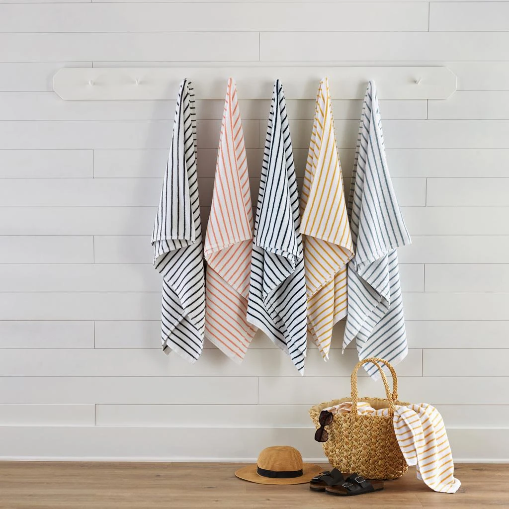 IENJOY HOME Cabana Stripe Cotton Pool & Beach Towels 5