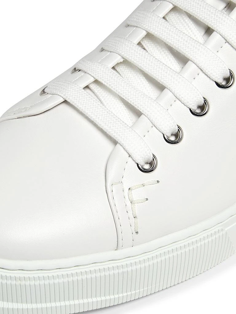 Salvatore Ferragamo Clayton Leather Low-Top Sneakers 5