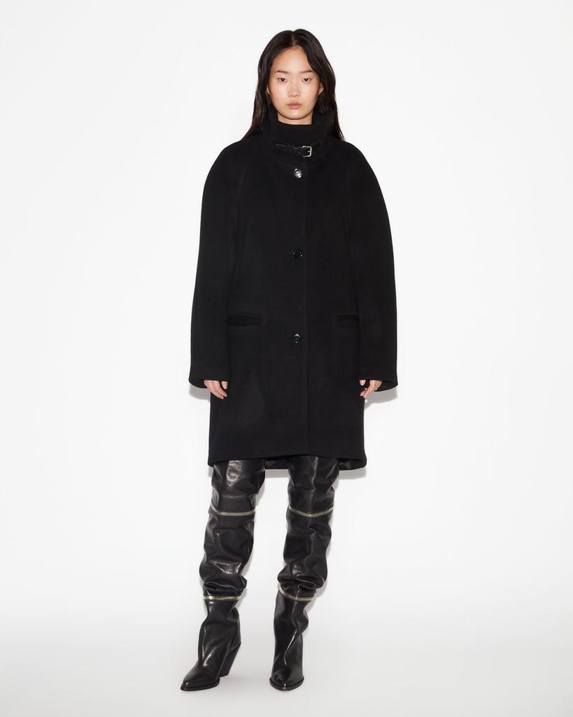 Isabel Marant ISABEL MARANT, FARES WOOL COAT - Women - Black - 40