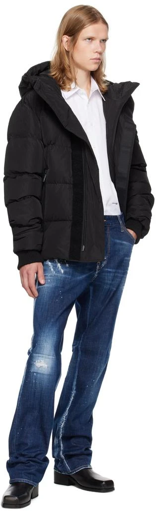 DSQUARED2 Black Road Man Bomber Down Jacket 4