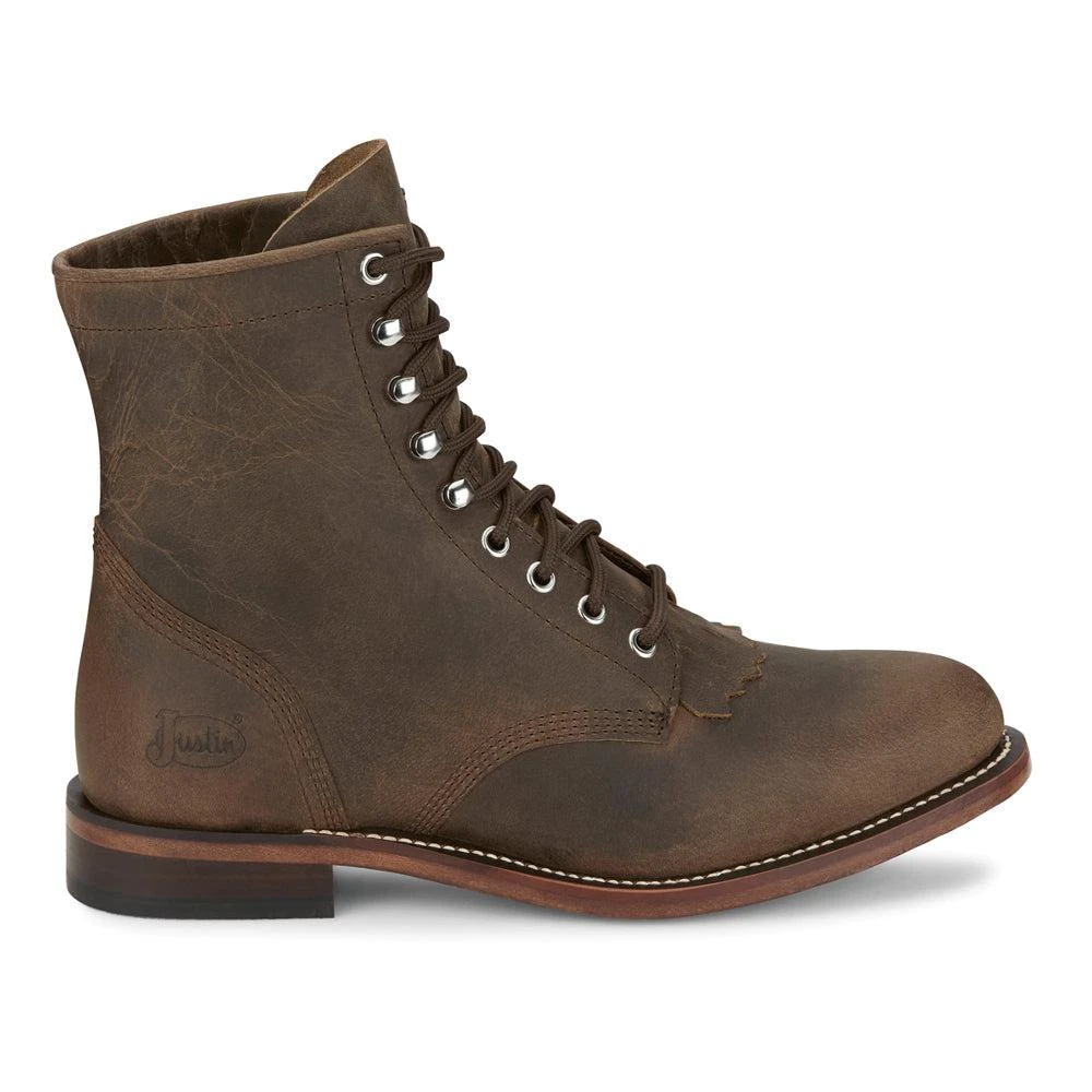 Justin Men Size 11 Hi-Call Moc Toe Water Repellent Suede Buckskin Chukka Boots Hi-Call | Justin Boots main image 4