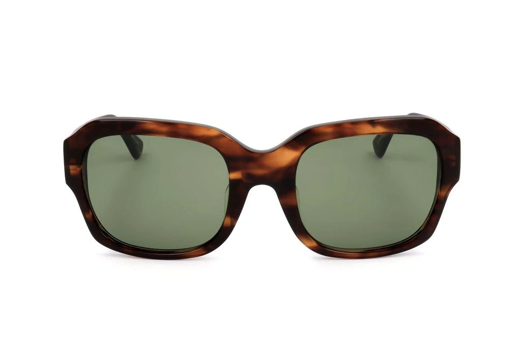 Shop Linda Farrow X Dries Van Noten Square Frame Sunglasses  display picture 2
