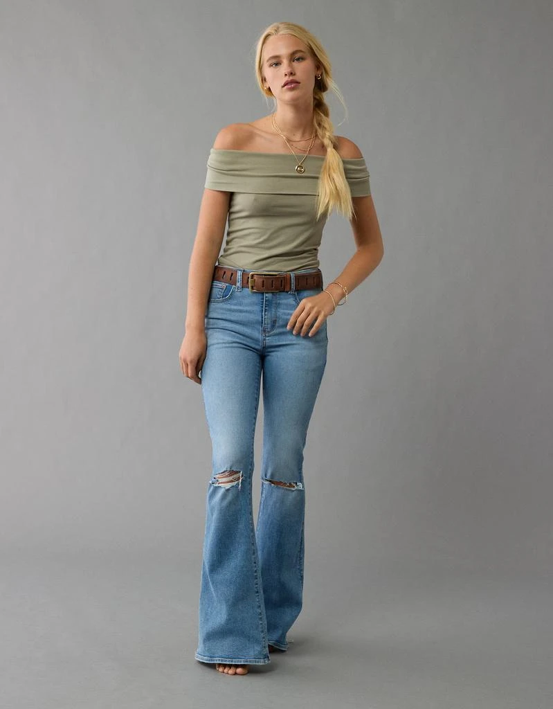 AE AE Off The Shoulder Foldover Top 5