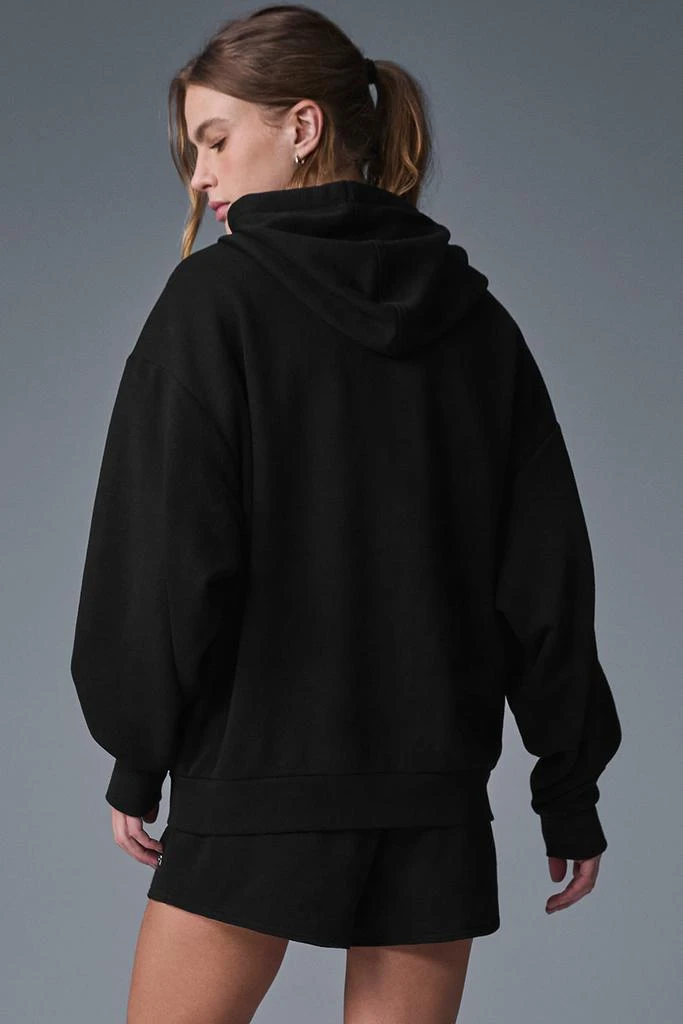 Alo Yoga Accolade Full Zip Hoodie - Black 4