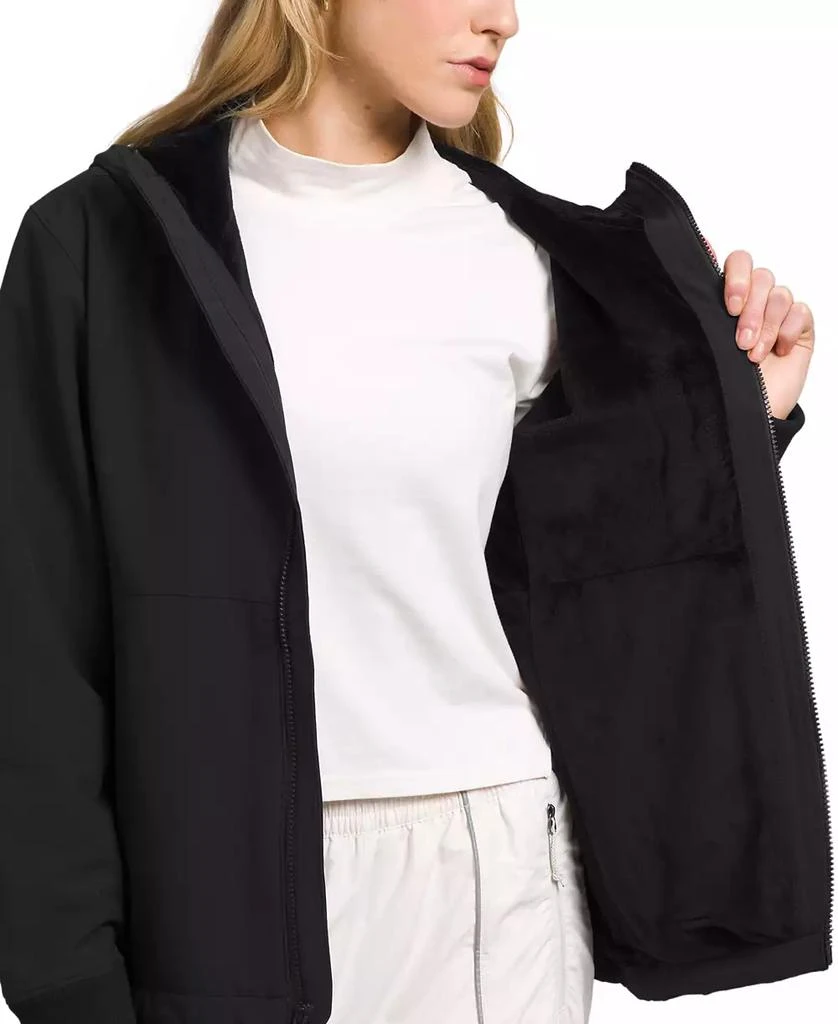 The North Face Women's Shelbe Raschel Zip-Front Fleece-Lined Hoodie Jacket 7