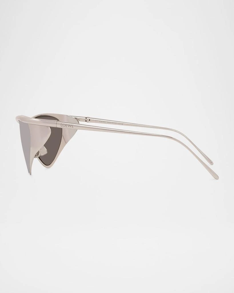 Loewe Signature Metal & Nylon Shield Sunglasses 5