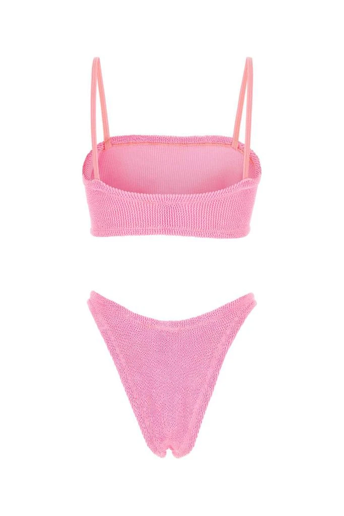 Hunza G Fluo Pink Stretch Nylon Gigi Bikini 2