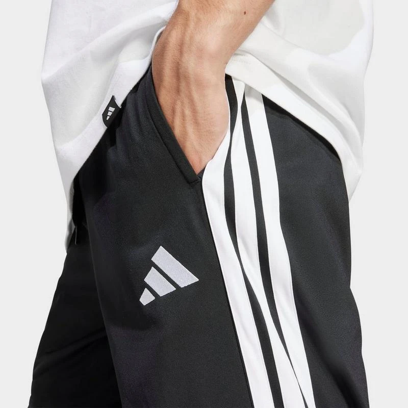 Adidas Men's adidas 3-Stripes Tricot Open Hem Track Pants 4