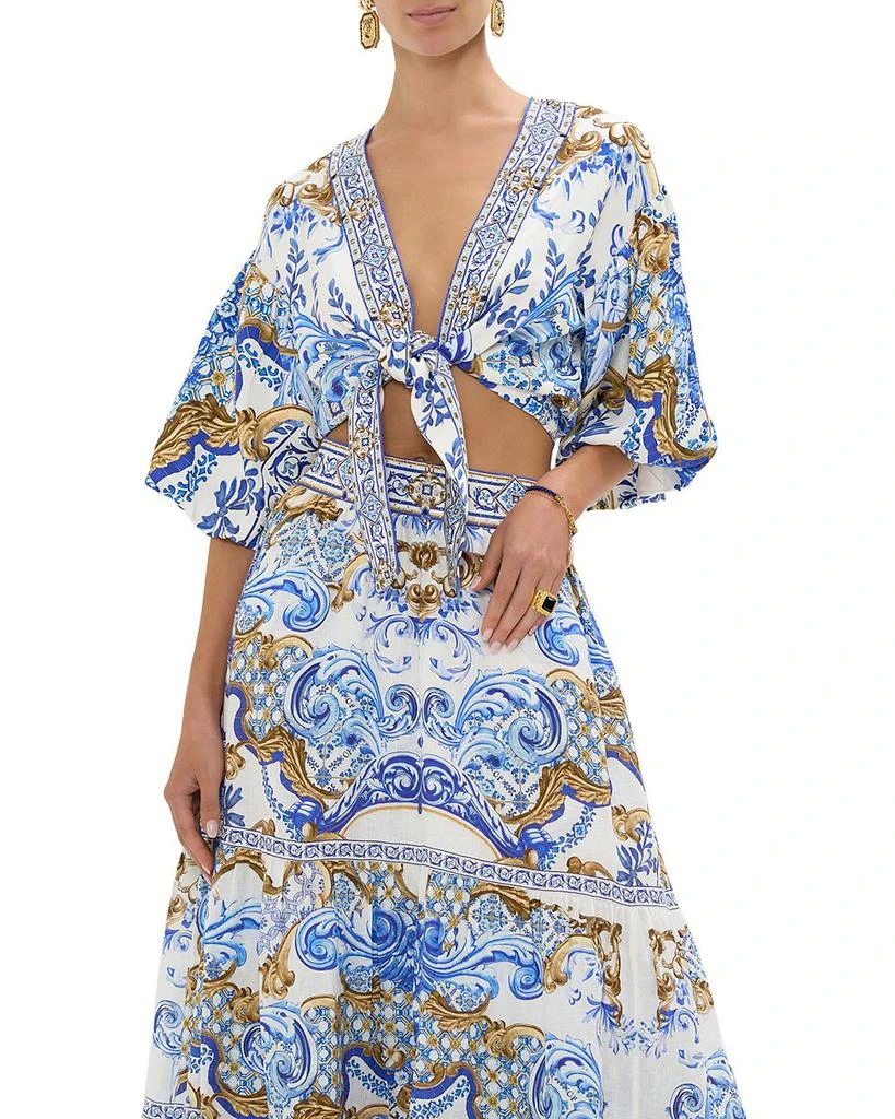 Camilla Tie Front Top 1