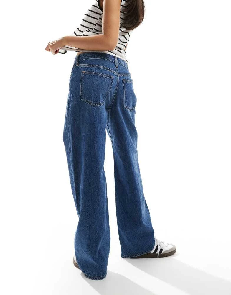 Abercrombie & Fitch Abercrombie & Fitch ultra loose low rise jean in mid blue 5