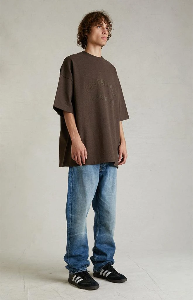 Essentials Heather Wood Heavy T-Shirt 6