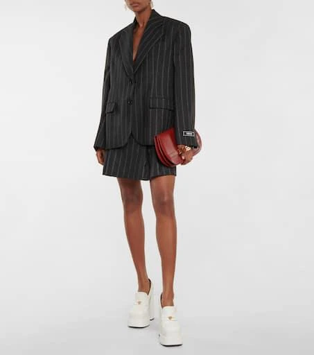 Versace Aevitas leather platform loafer pumps 2