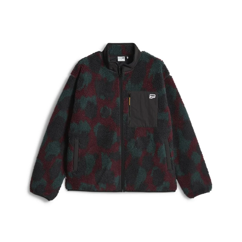 Puma Downtown Graphic Sherpa Full Zip Jacket 1