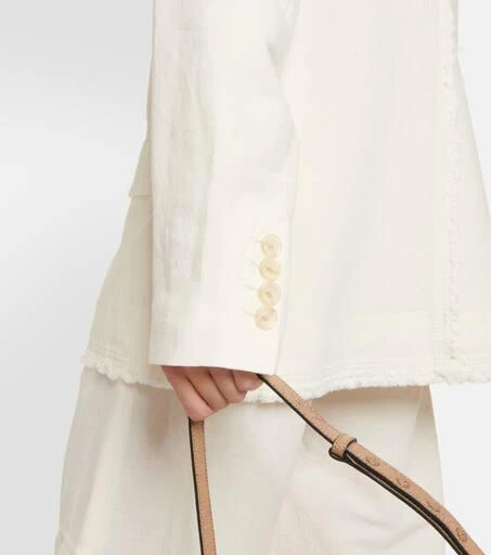 Acne Studios Cotton and linen blazer 5
