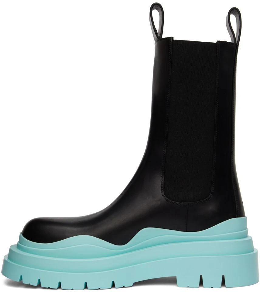 Bottega Veneta Black Tire Chelsea Boots 3
