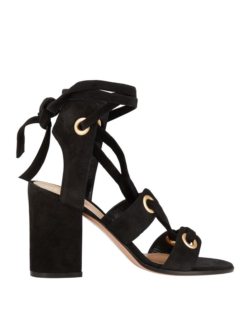 サンダル・ミュール GIANVITO ROSSI LETAL LEATHER HEEL SANDALS Gianvito Rossi Letal Leather Heel Sandals - Shoes - BeyondStyle