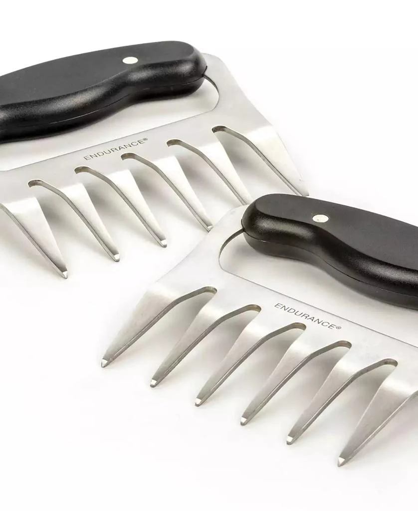RSVP International Endurance Stainless Steel 2 Piece 6x5x1" Meat Claws 2
