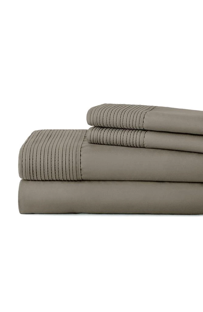 SOUTHSHORE FINE LINENS Premium Collection Pleated Extra Deep Pocket Sheet Set 3