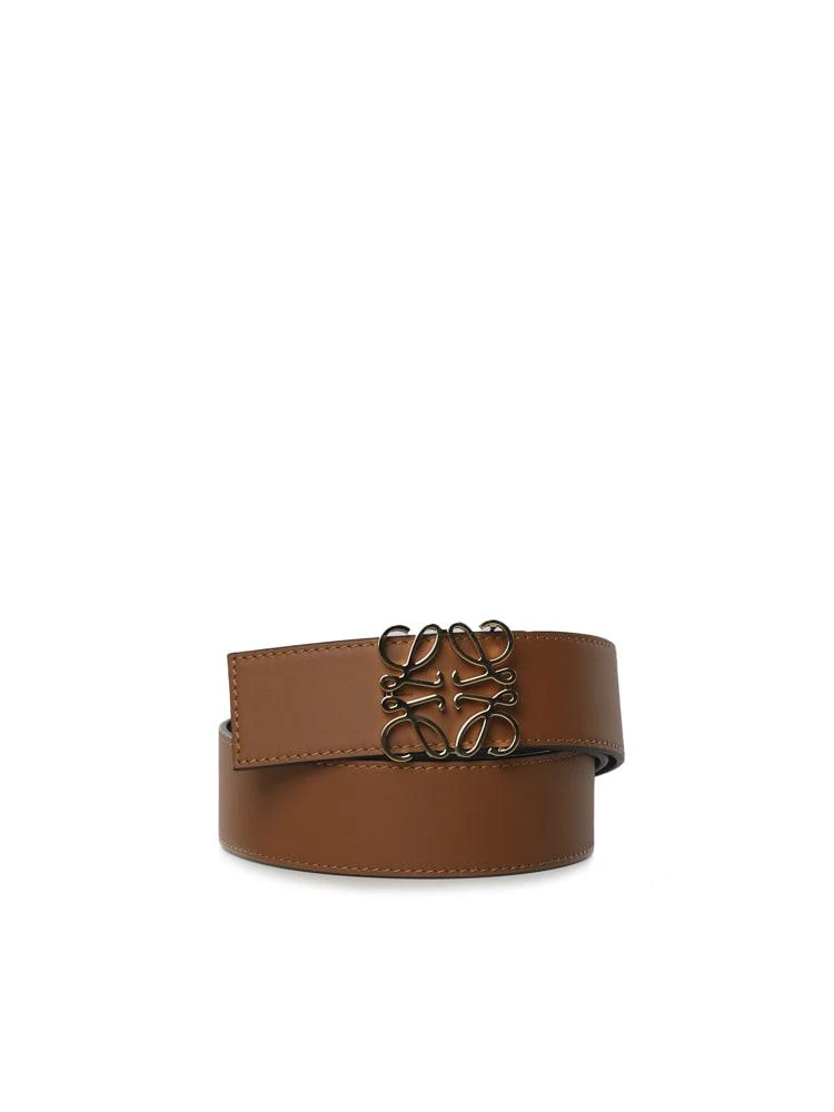 Loewe Reversible Anagram Belt In Smooth Calfskin 1