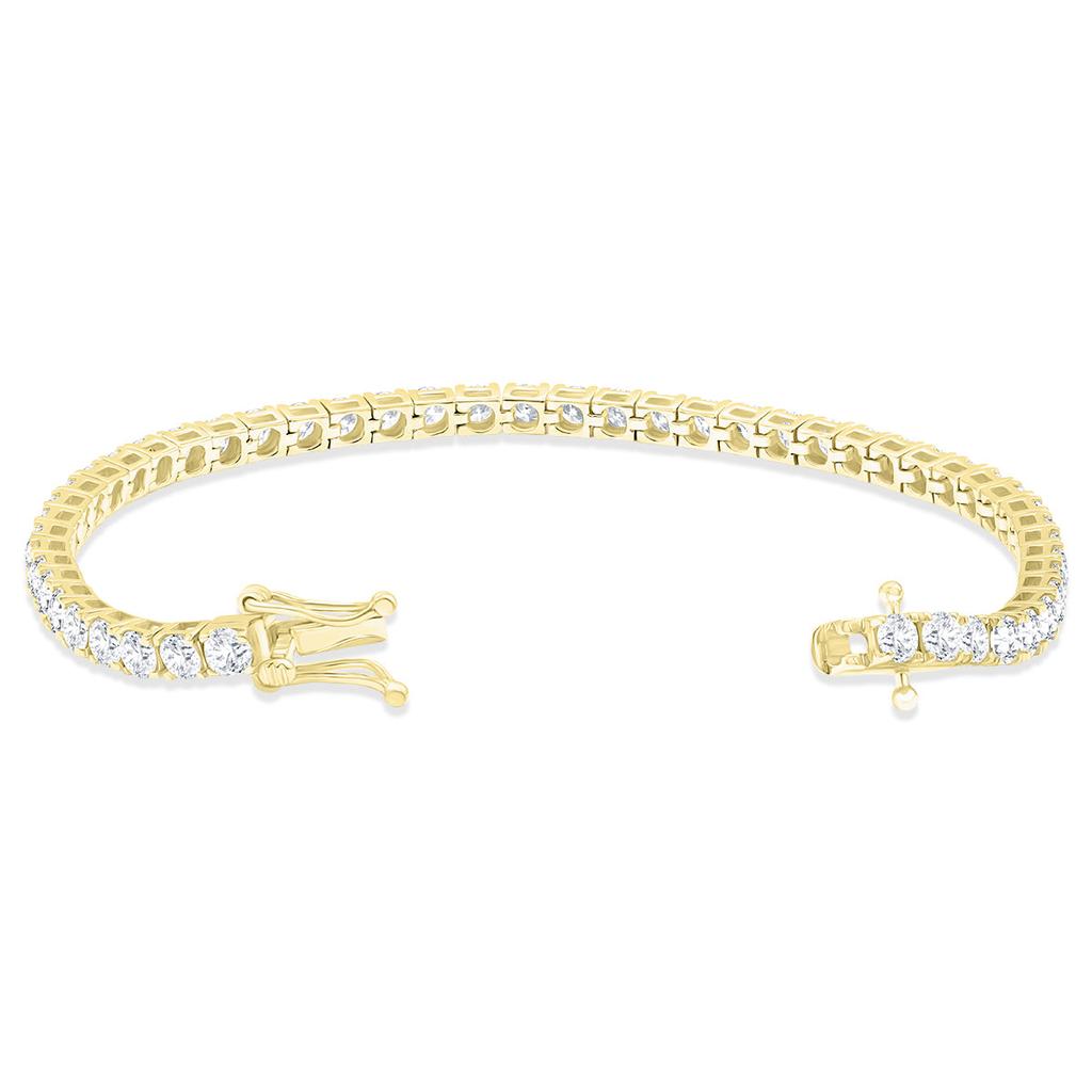 SSELECTS 8 Carat Tw Diamond Tennis Bracelet In 14K