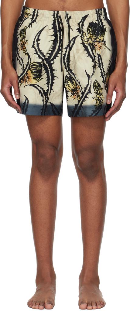 ショートパンツ DRIES VAN NOTEN PRINTED SEQUINED BERMUDA SHORTS Sequined Bermuda shorts in green - Dries Van Noten | Mytheresa