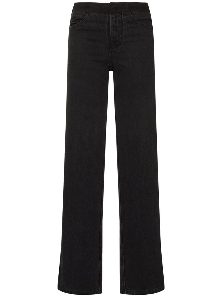 Christopher Esber Deconstructed High Rise Denim Wide Jeans from LUISAVIAROMA