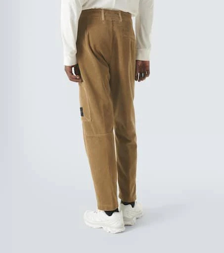 Stone Island Compass cotton corduroy cargo pants 4