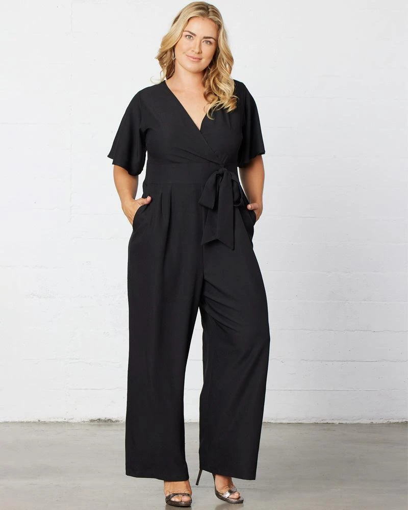 Kiyonna Charisma Crepe Jumpsuit 1