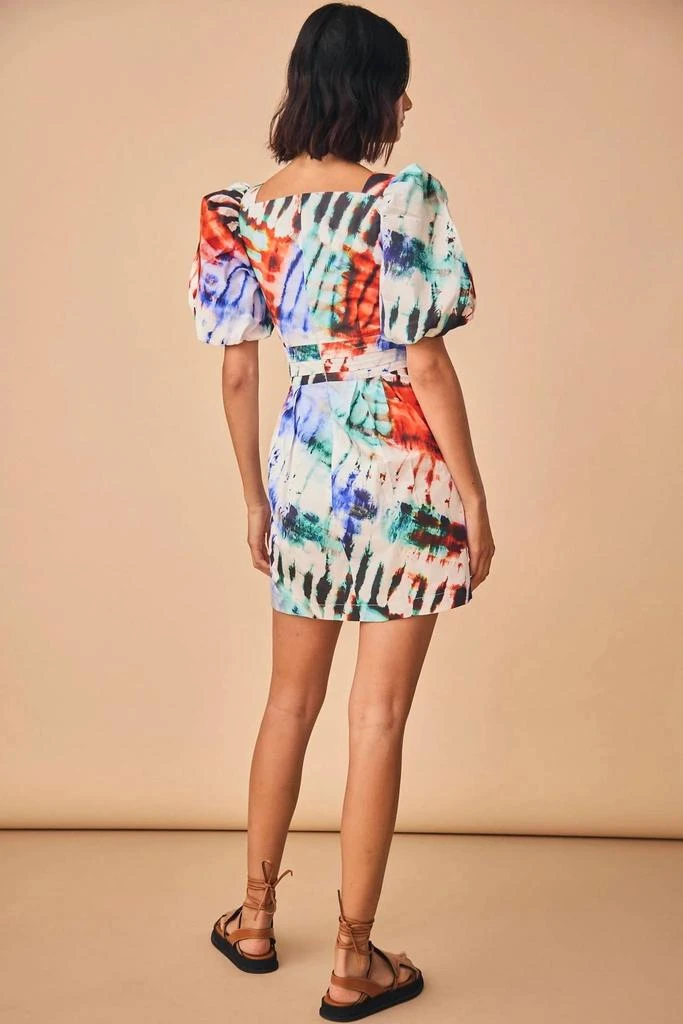HUNTER BELL Tilly Dress In Electric Tie-Dye 2