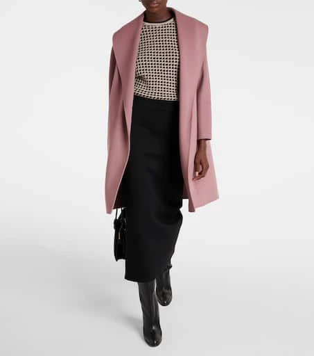 Max Mara Messi belted virgin wool coat 2