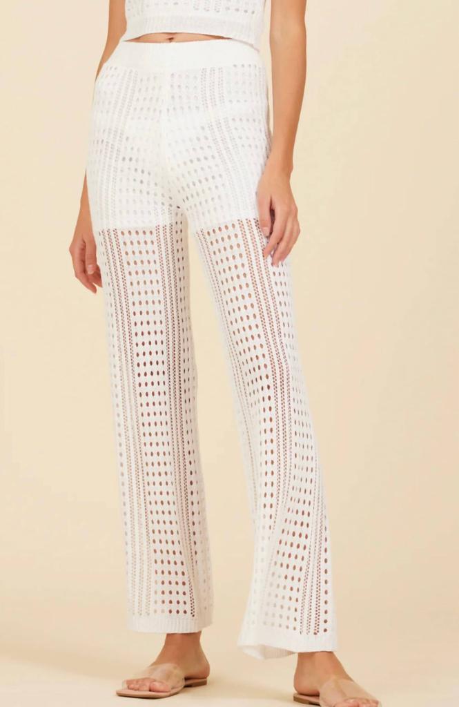 Surf Gypsy Surf Gypsy - Knit Wide Leg Pant