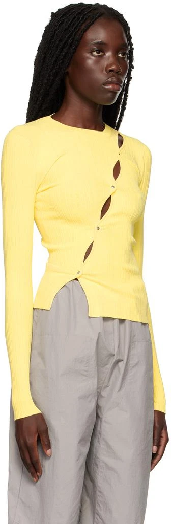 Paris Georgia SSENSE Exclusive Yellow Lola Long Sleeve T-Shirt 2