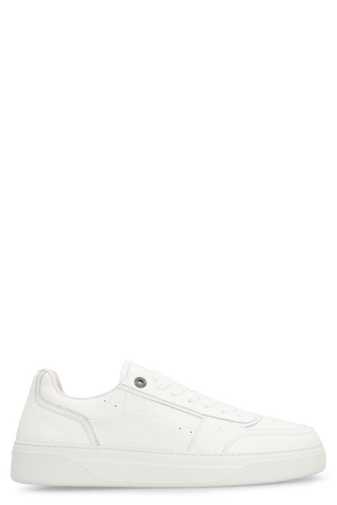 Represent Two-tone leather and suede Initial sneakers